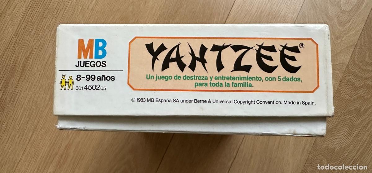 Juegos de mesa: YAHTZEE DE MB. a&ntilde;os 80. - Foto 3