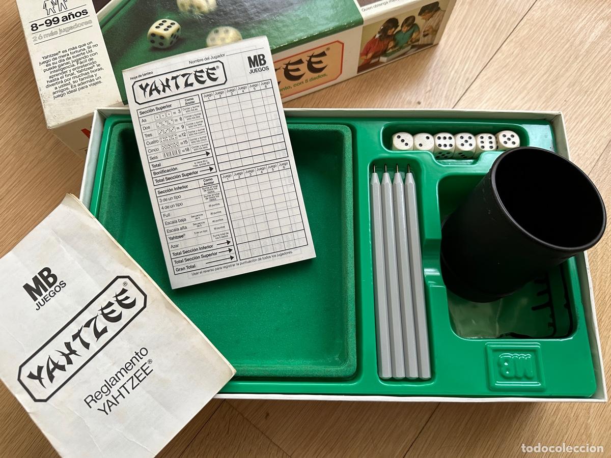 Juegos de mesa: YAHTZEE DE MB. a&ntilde;os 80. - Foto 4