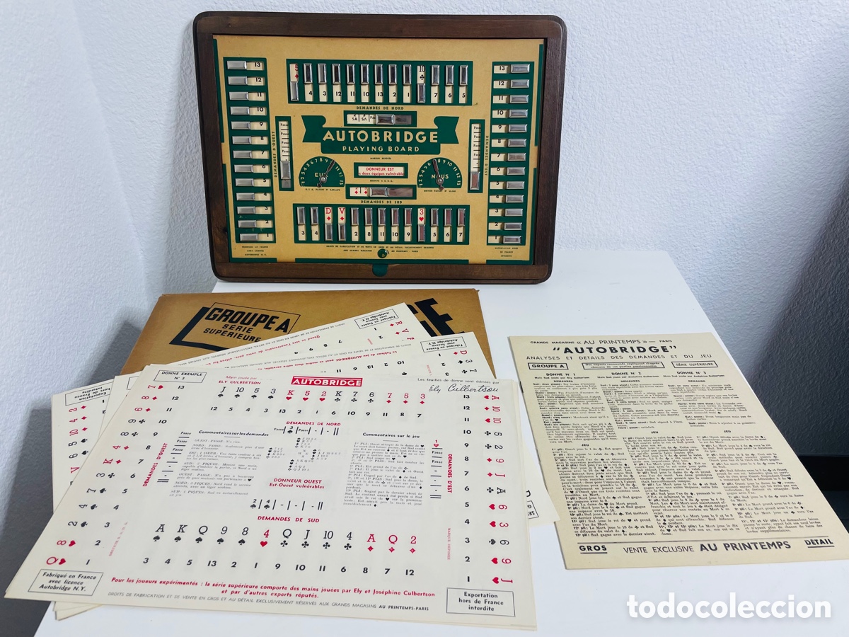 Juegos de mesa: AutoBridge Ely Culbertson - Foto 8