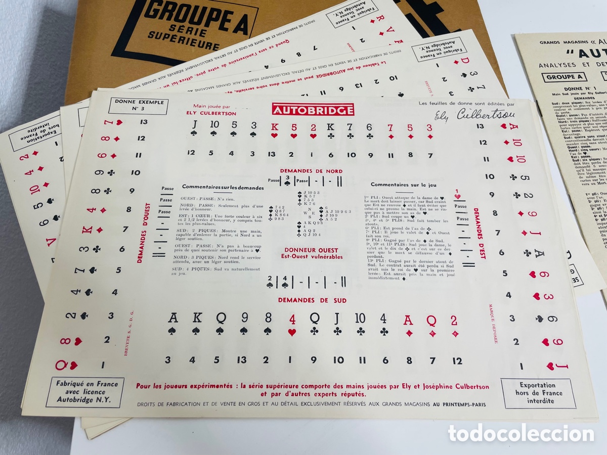 Juegos de mesa: AutoBridge Ely Culbertson - Foto 10