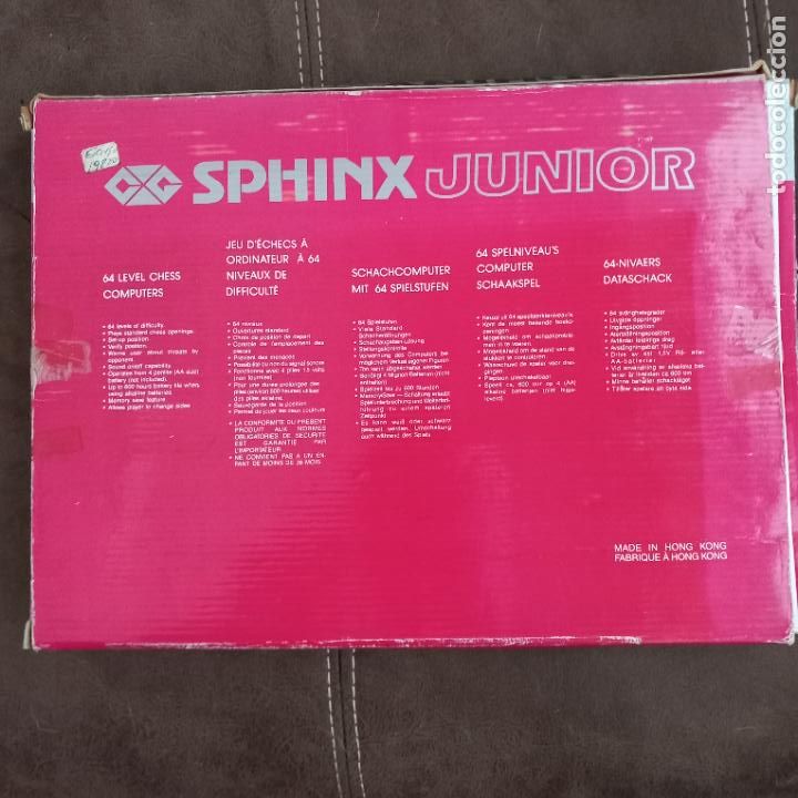 Juegos de mesa: AJEDREZ ELECTR&Oacute;NICO SPHINX JUNIOR cxg 237 - Foto 7