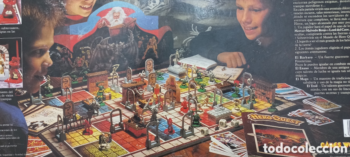 heroquest de mb español completo 1989 juego mes - Acquista Giochi da tavolo  antichi su todocoleccion