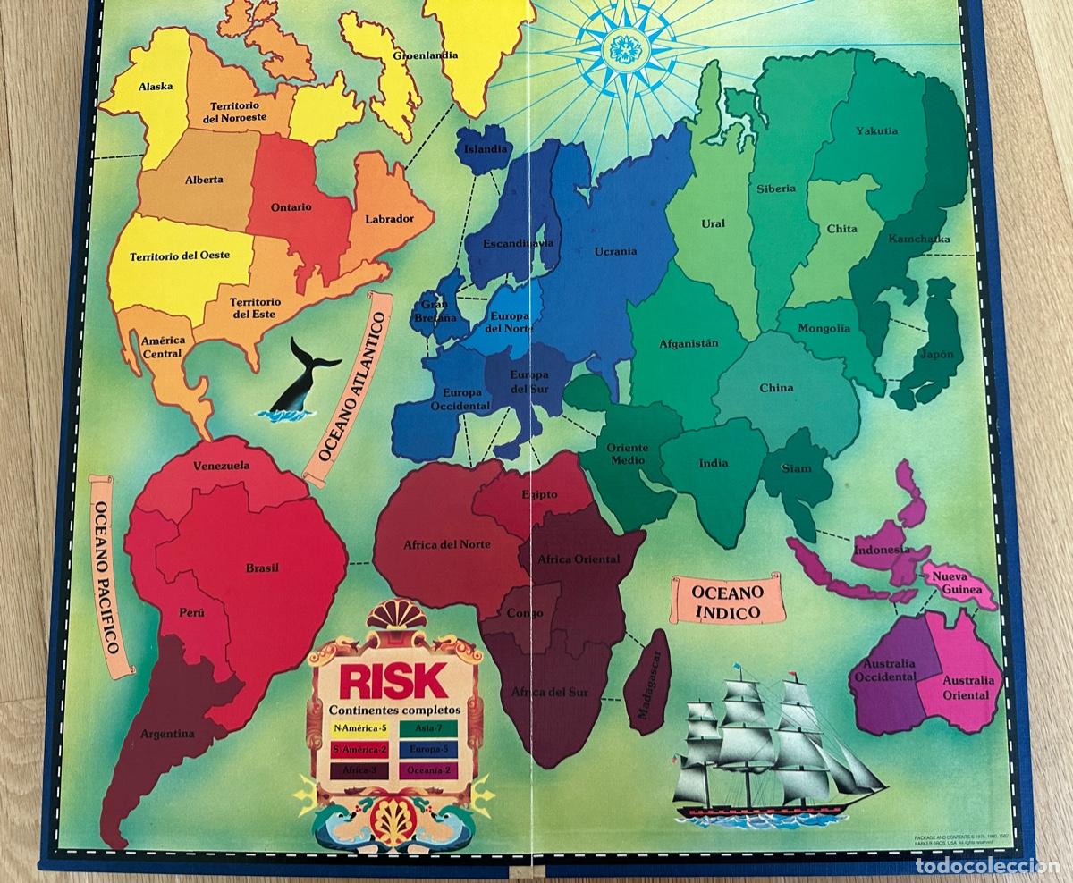 Juegos de mesa: RISK GAME DE PARKER. A&Ntilde;O 1985. - Foto 5