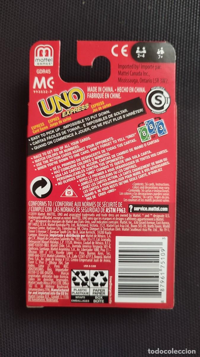 Jeu de cartes UNO Express