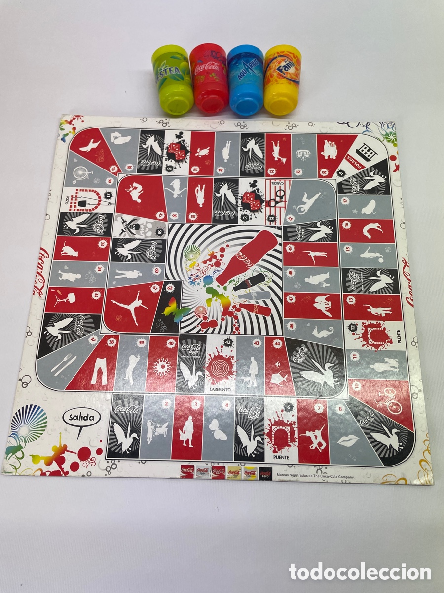 Juegos de mesa: TABLERO PARCH&Iacute;S Y OCA COCA COLA - Foto 3
