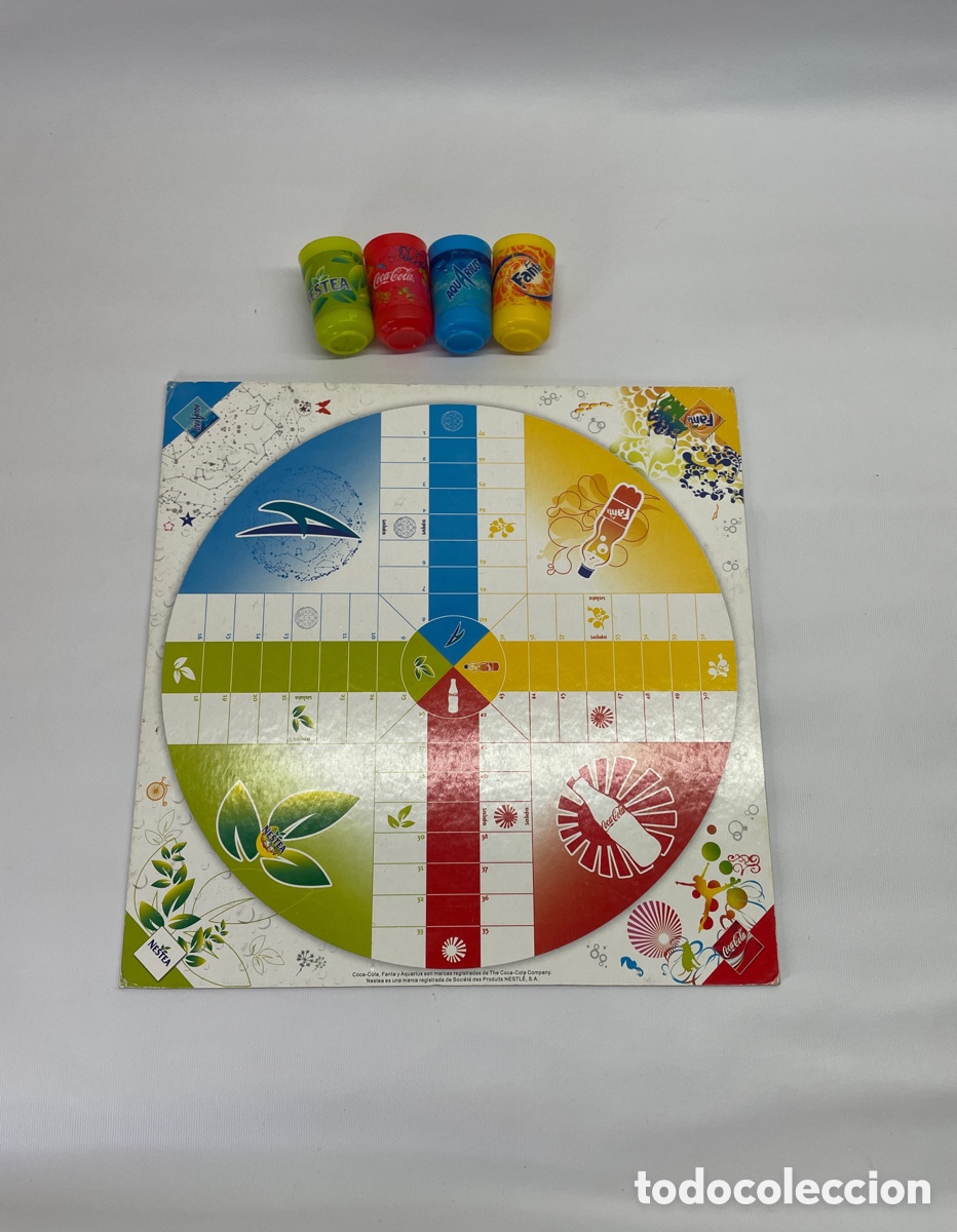 Juegos de mesa: TABLERO PARCH&Iacute;S Y OCA COCA COLA - Foto 4