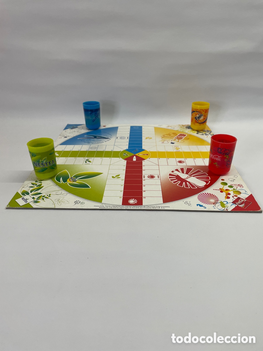 Juegos de mesa: TABLERO PARCH&Iacute;S Y OCA COCA COLA - Foto 1