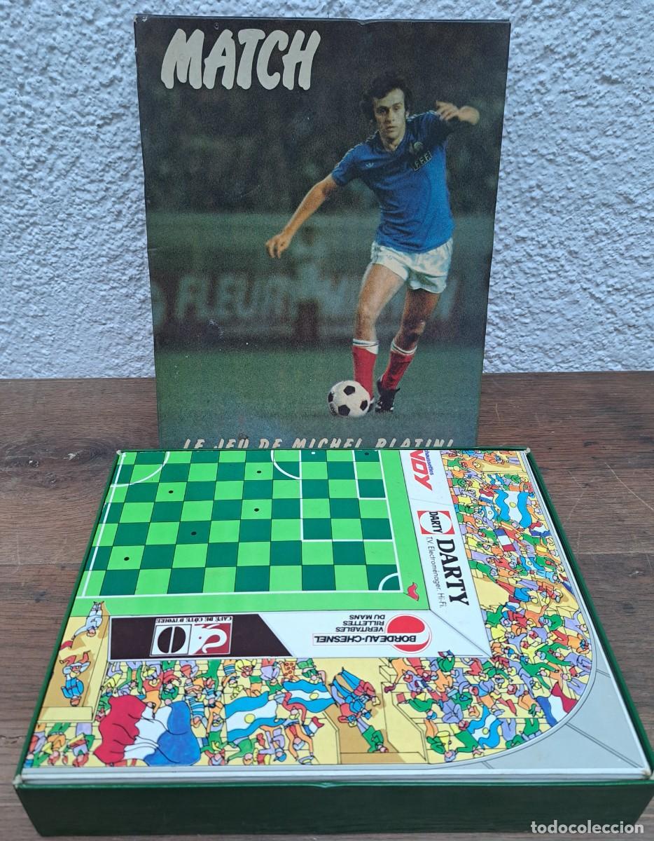 FOOTBALL jeu de société MATCH Michel PLATINI vintage