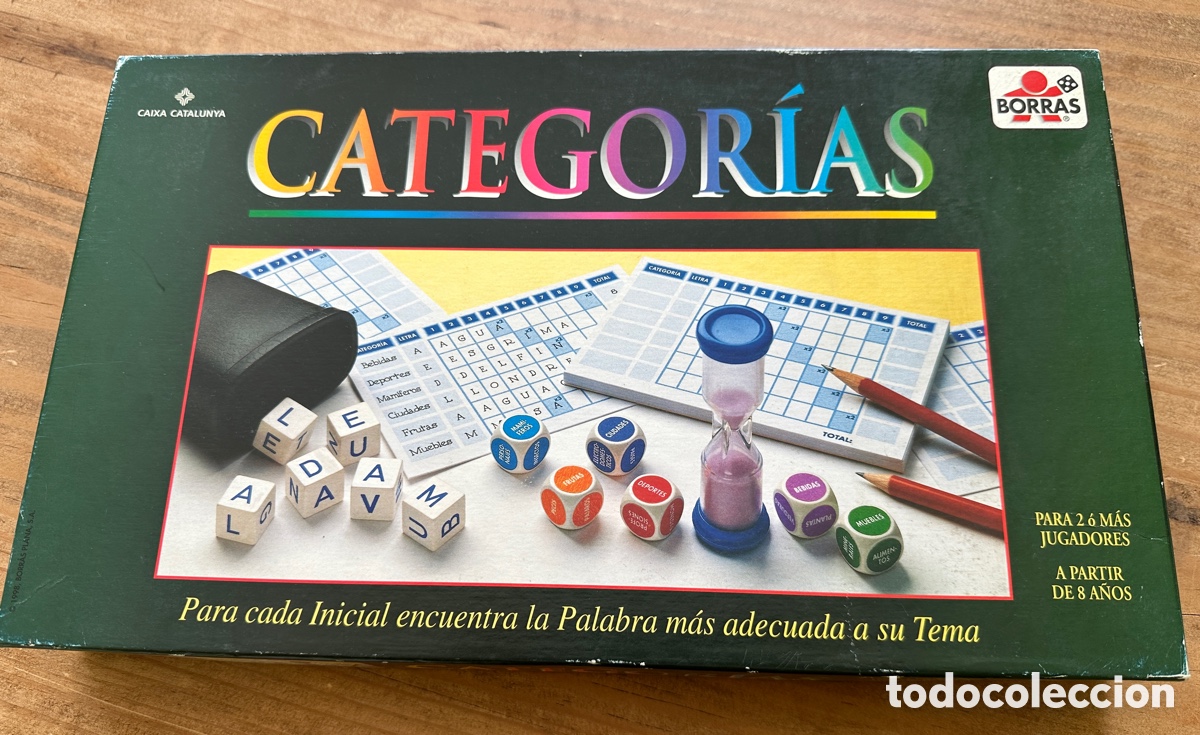 Juegos de mesa: CATEGORIAS DE BORRAS - Foto 1