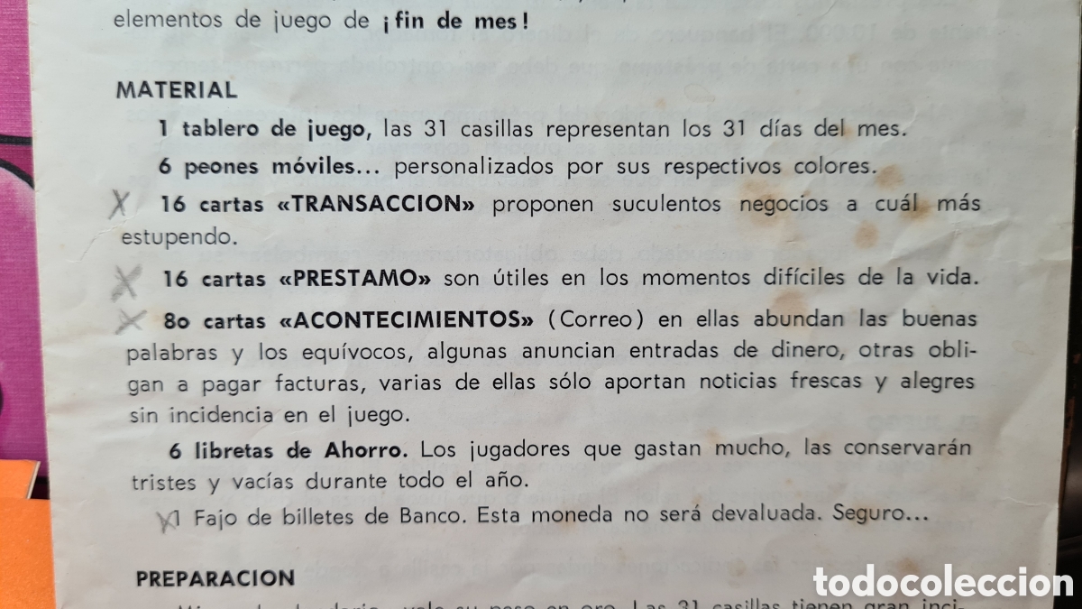Juegos de mesa: JUEGO BORRAS FIN DE MES - Foto 6