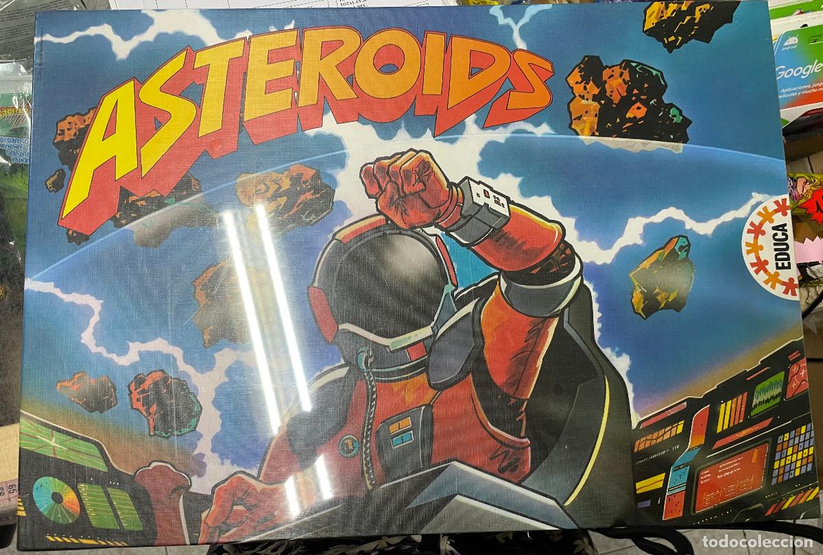Juegos de mesa: RARE VINTAGE 1990 ASTEROIDS SPACE BOARD - Foto 1