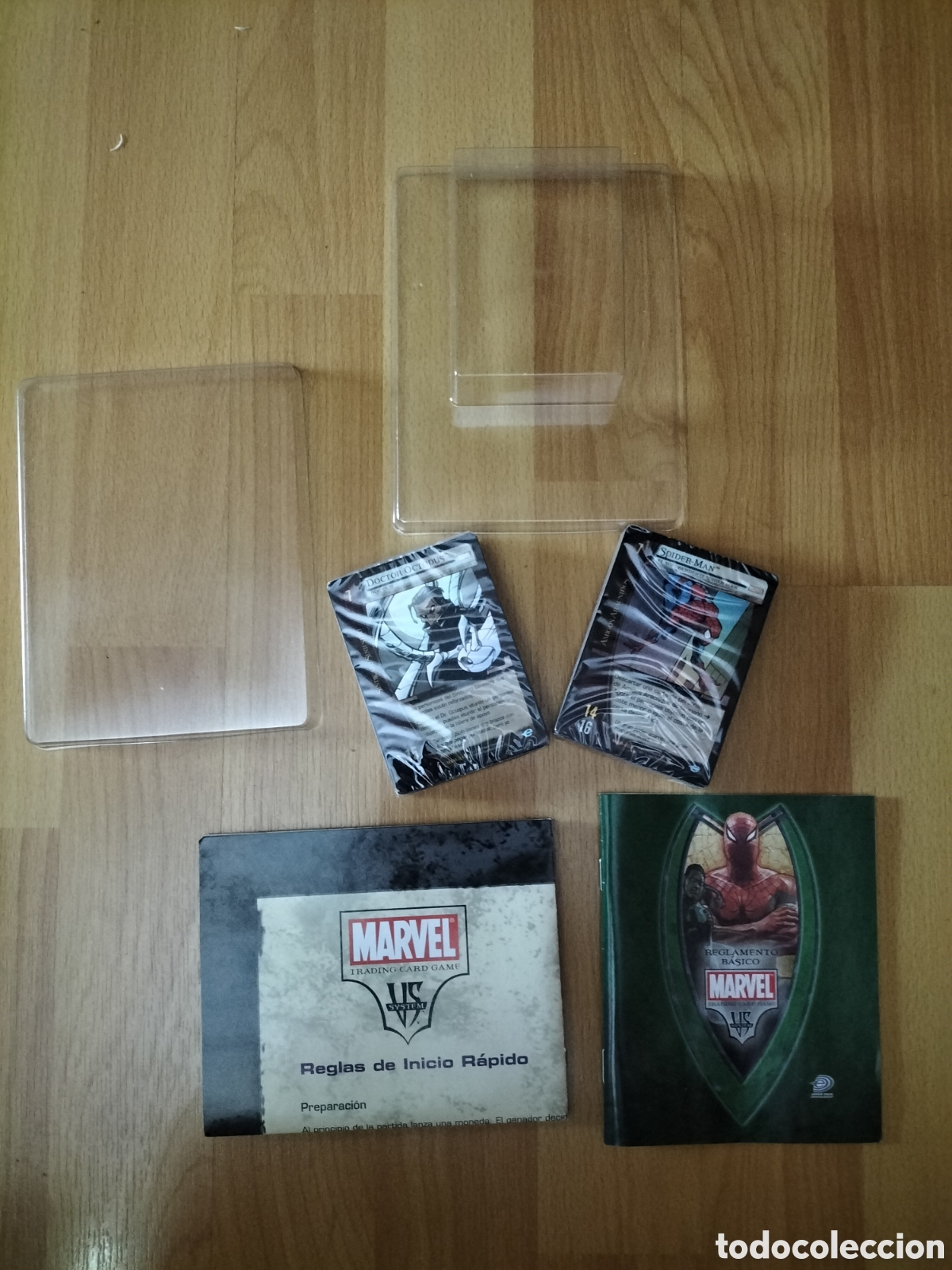 Juegos de mesa: C0M - Spider-man vs. Doc Ock. Trading Cards Game. Upper DECK. Marvel - Foto 2