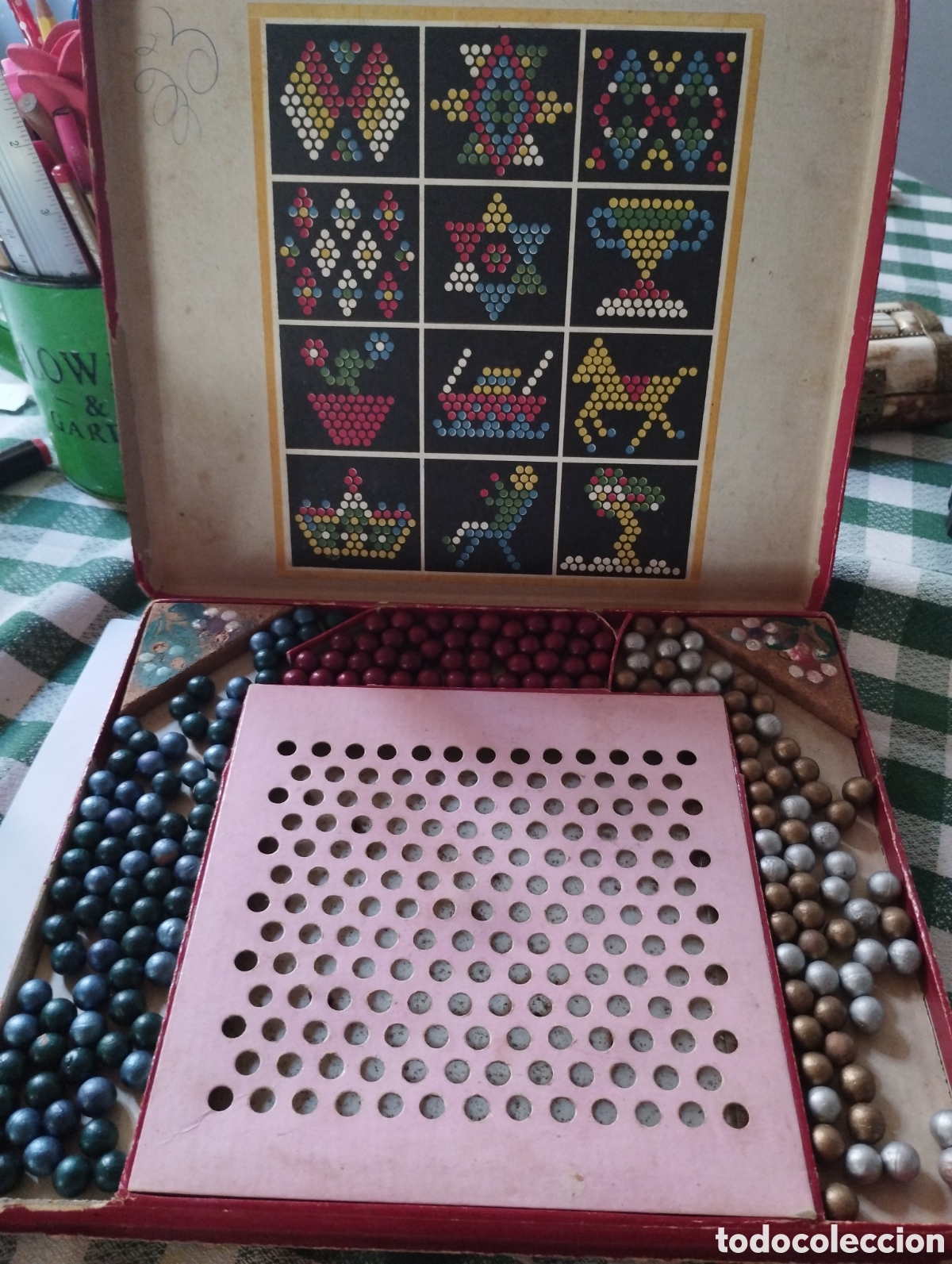 Juegos de mesa: Juego antiguo de mesa guerban - Foto 2