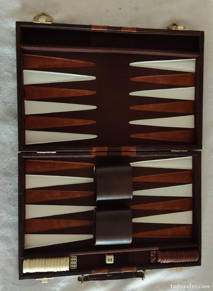 Juegos de mesa: TABLERO DE BACKGAMMON. - Foto 2