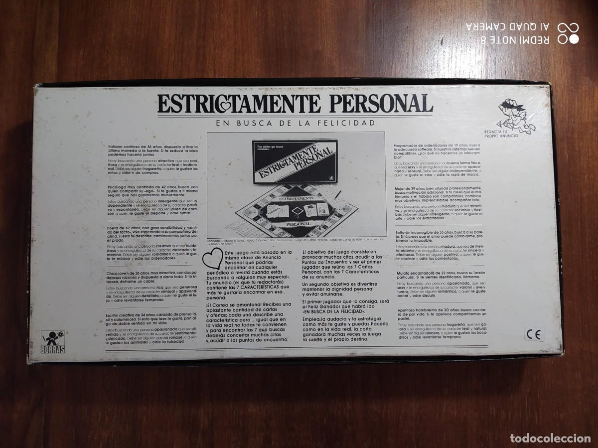 Juegos de mesa: ESTRICTAMENTE PERSONAL Juego de mesa. a estrenar - Foto 2