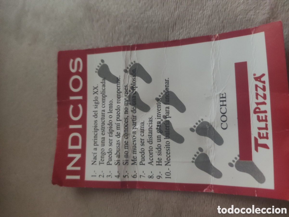 Juegos de mesa: Juego Indicios de Telepizza - Foto 4