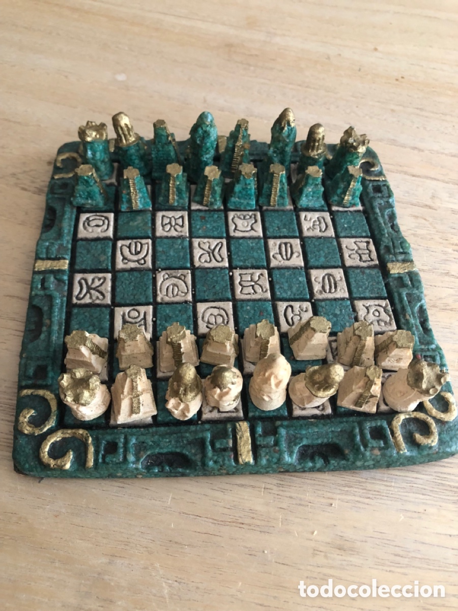 Juegos de mesa: Ajedrez de cer&aacute;mica Maya de Mejico - Foto 2