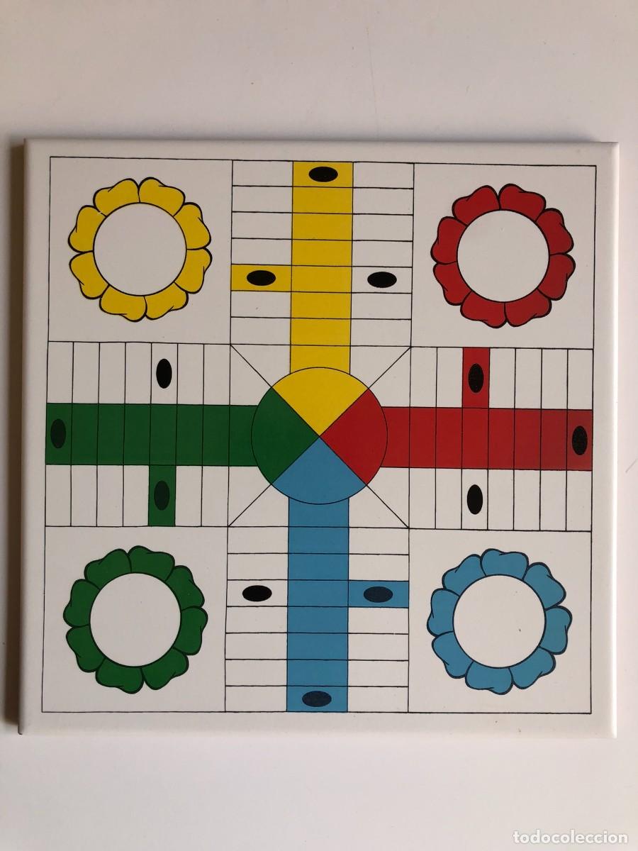 Juegos de mesa: TABLERO DE PARCHIS DE CERAMICA - Foto 1