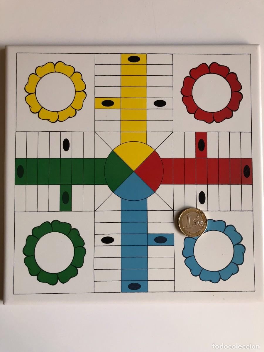 Juegos de mesa: TABLERO DE PARCHIS DE CERAMICA - Foto 2