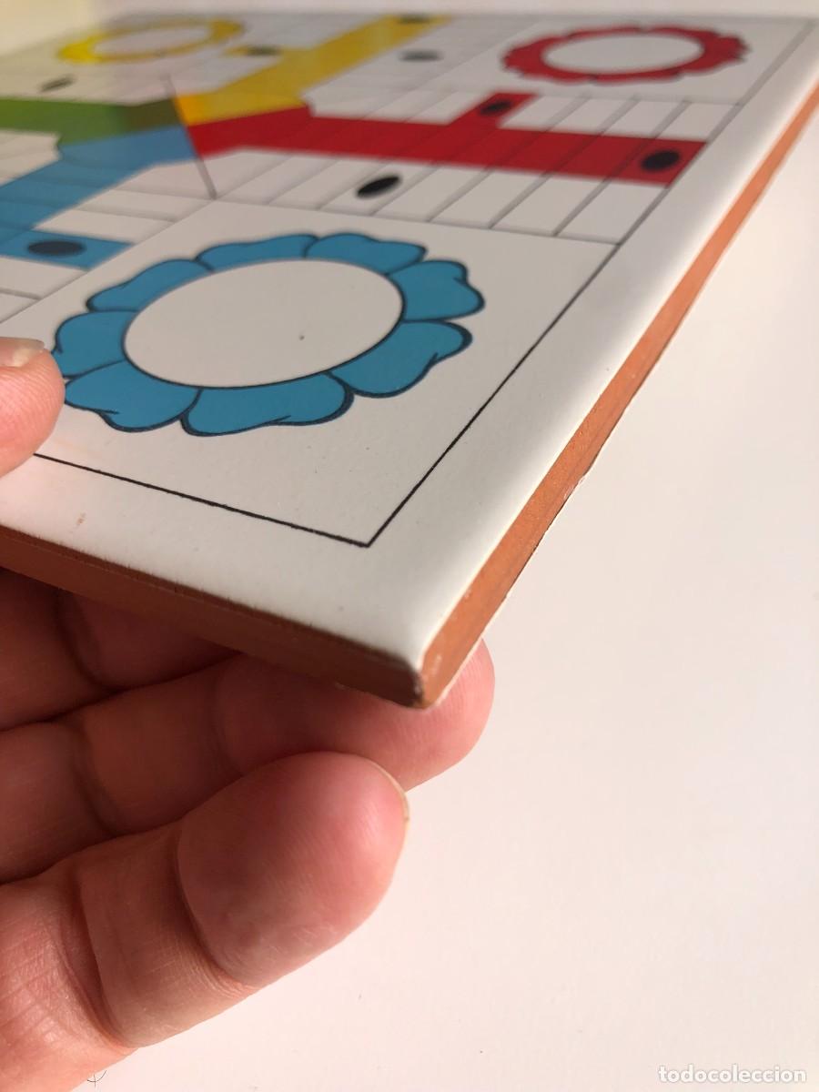 Juegos de mesa: TABLERO DE PARCHIS DE CERAMICA - Foto 3