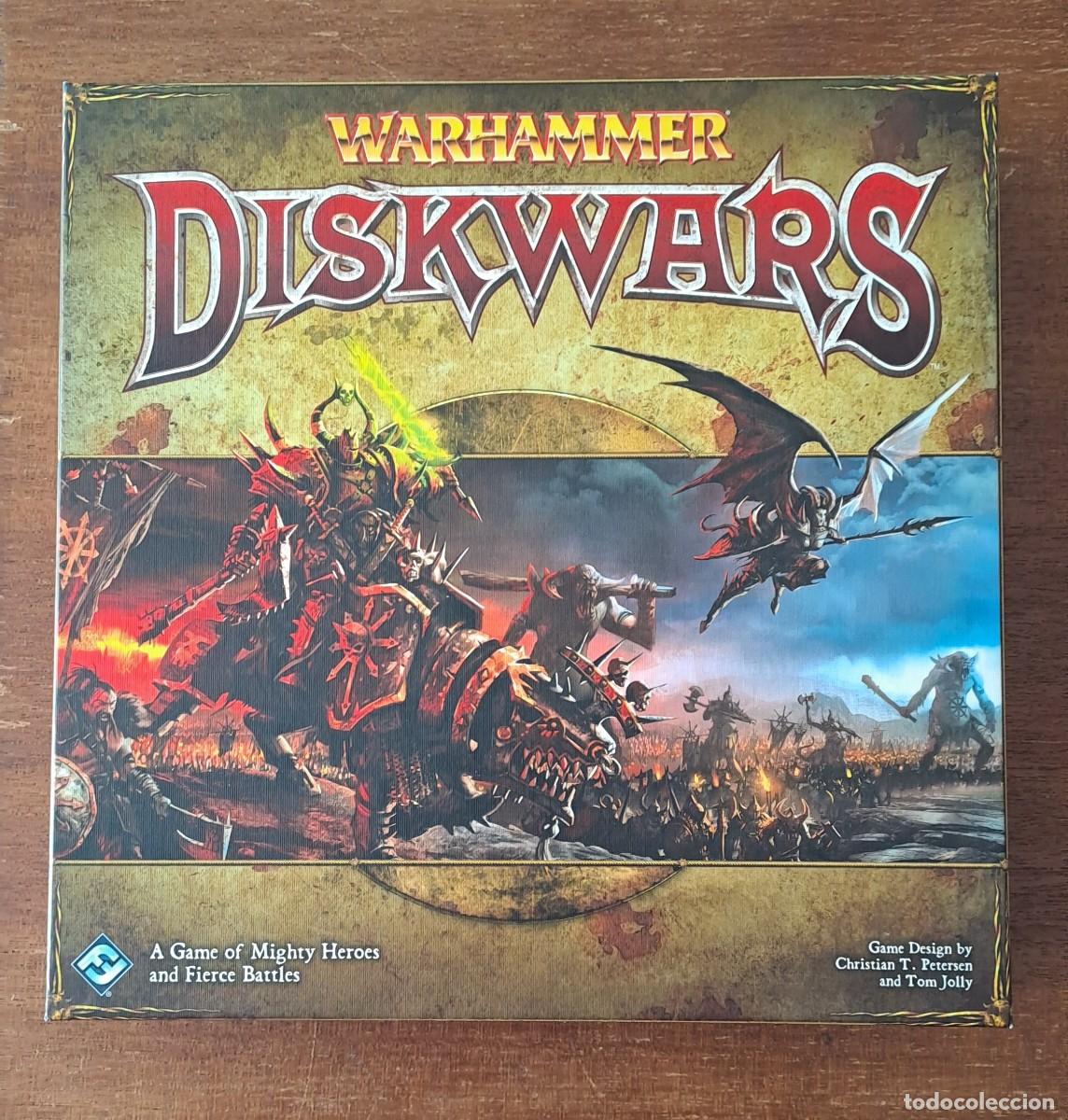 Juegos de mesa: WARHAMMER DISKWARS JUEGO B&Aacute;SICO EN INGLES COMPLETO - Foto 1