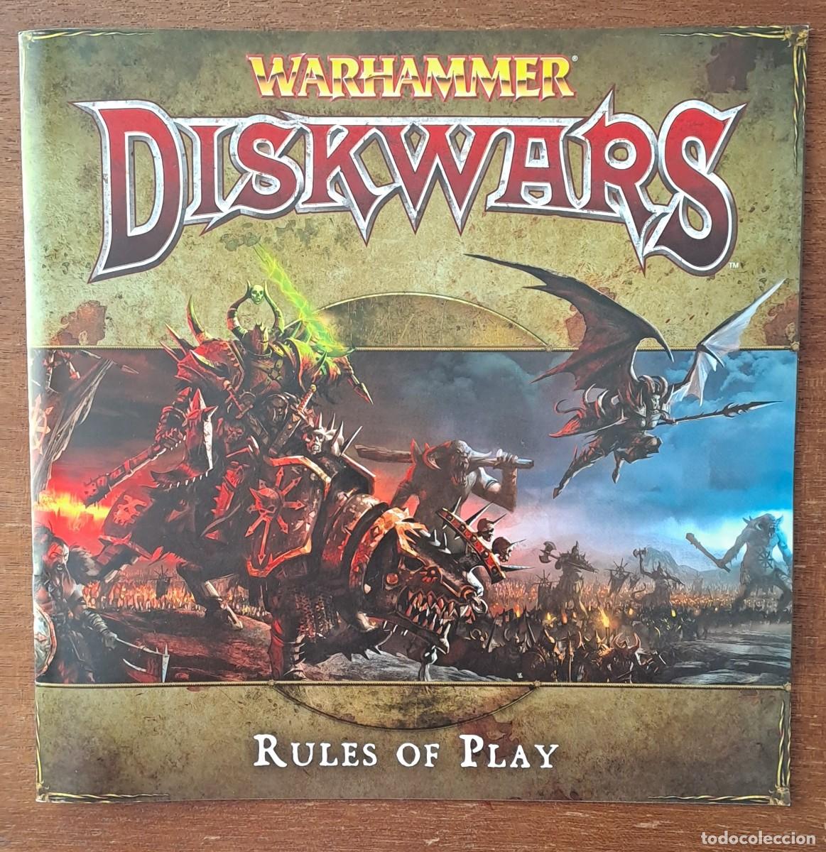 Juegos de mesa: WARHAMMER DISKWARS JUEGO B&Aacute;SICO EN INGLES COMPLETO - Foto 4