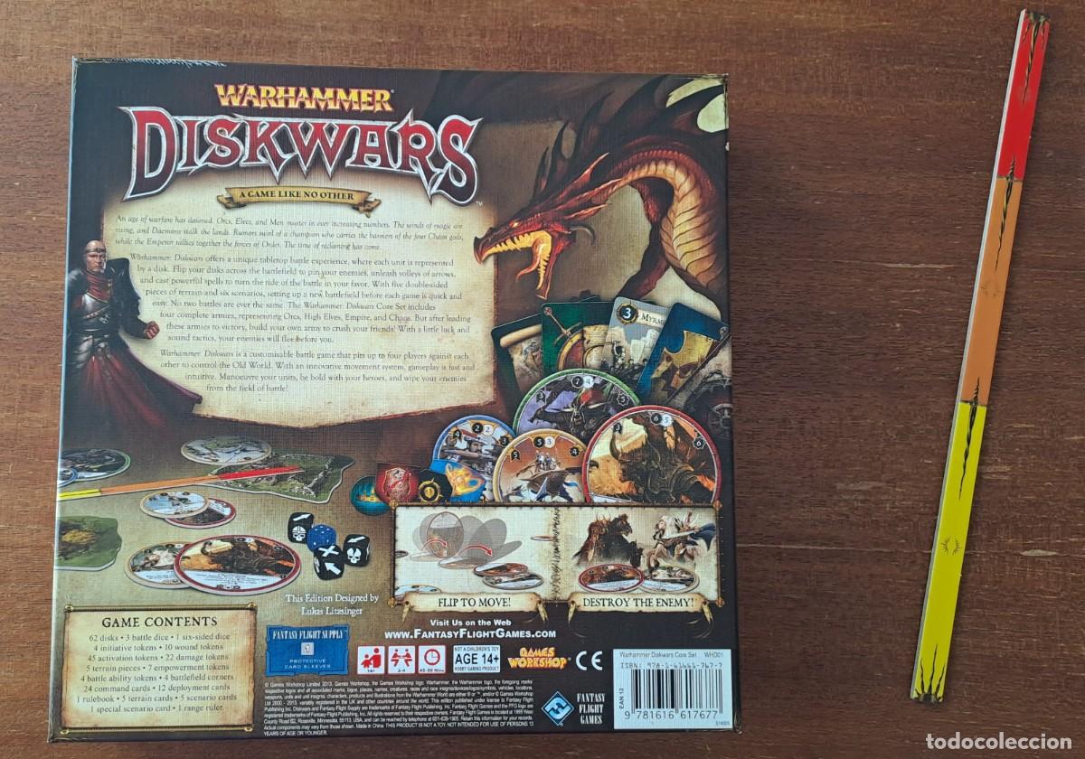Juegos de mesa: WARHAMMER DISKWARS JUEGO B&Aacute;SICO EN INGLES COMPLETO - Foto 6