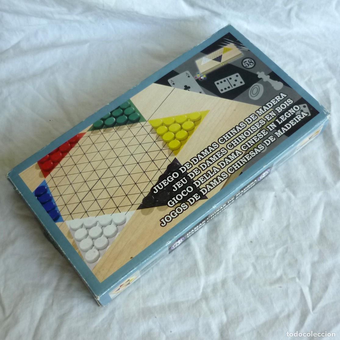 Juegos de mesa: Juego de damas chinas en madera - Foto 1