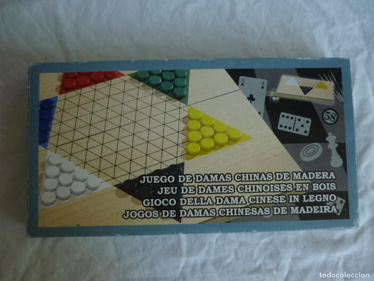 Juegos de mesa: Juego de damas chinas en madera - Foto 2