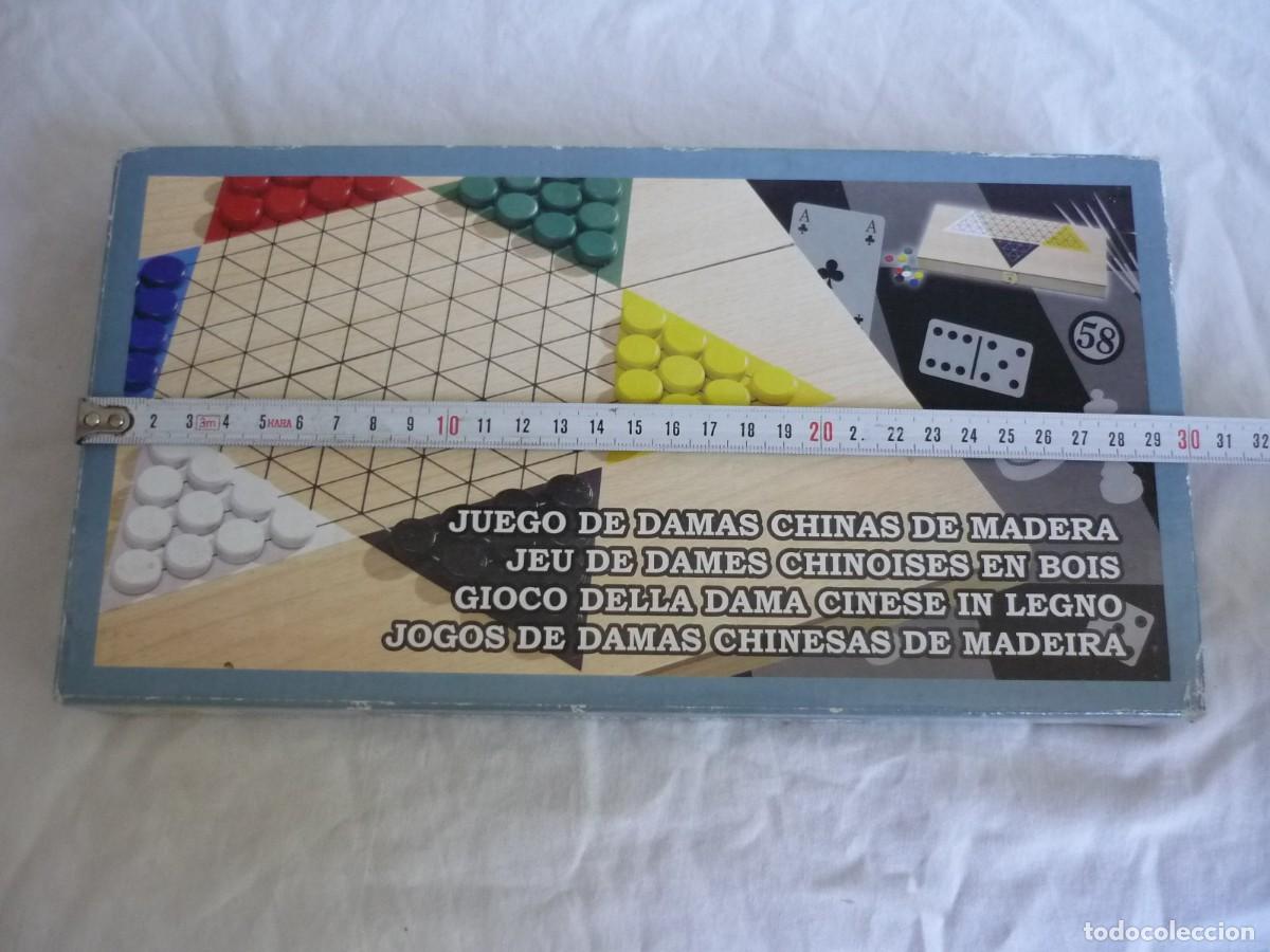 Juegos de mesa: Juego de damas chinas en madera - Foto 3