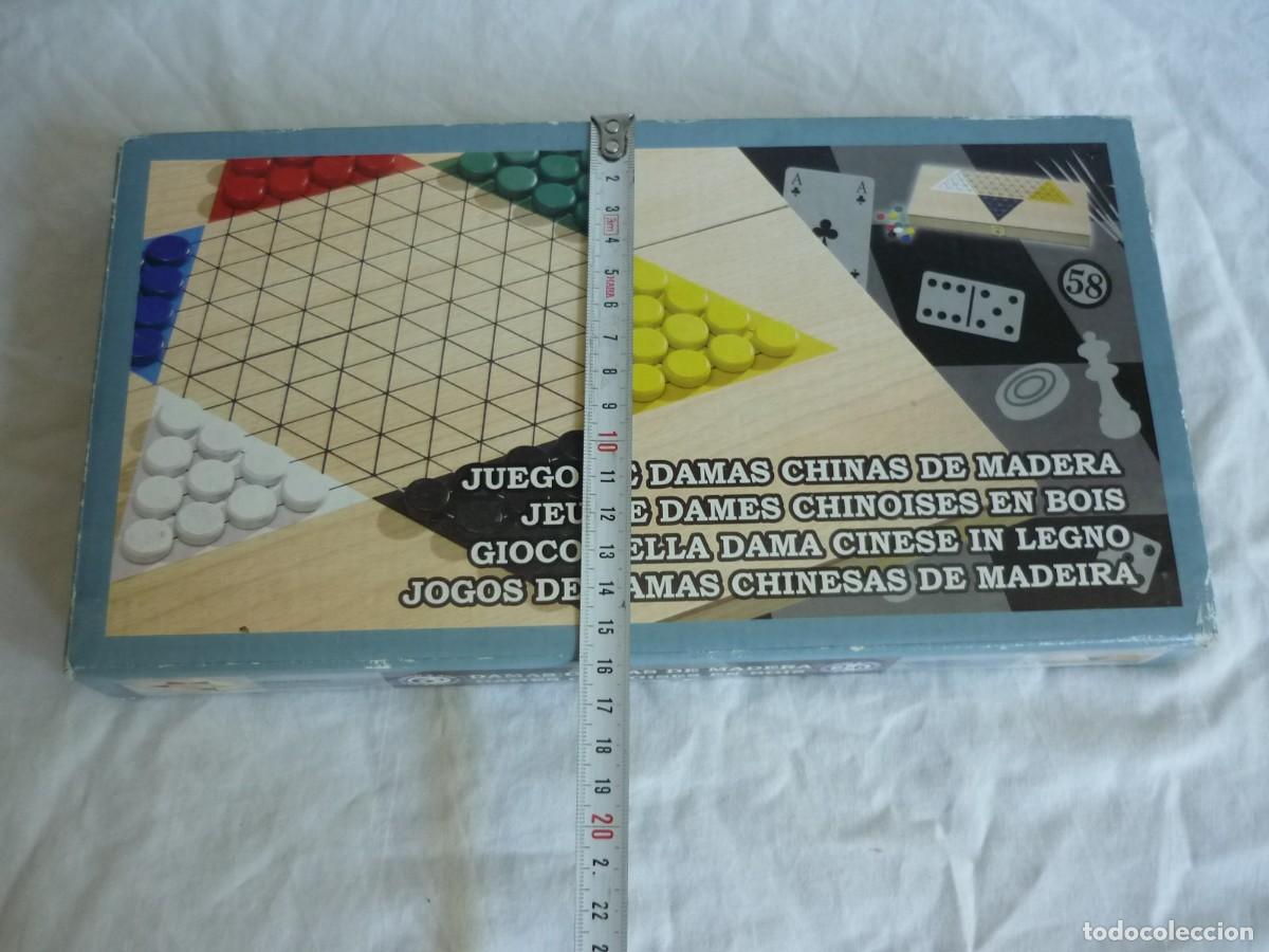 Juegos de mesa: Juego de damas chinas en madera - Foto 4