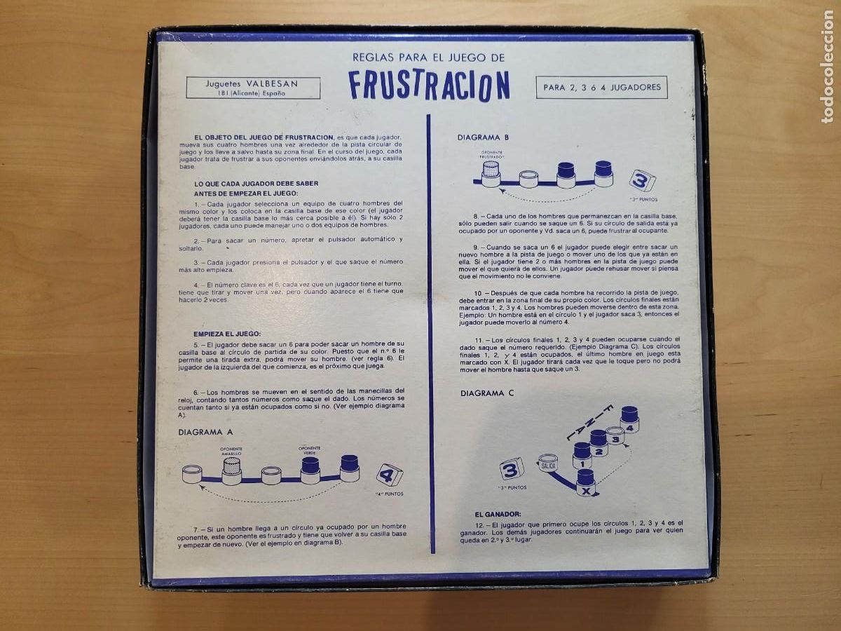 Juegos de mesa: ANTIGUO JUEGO FRUSTRACI&Oacute;N - Foto 3