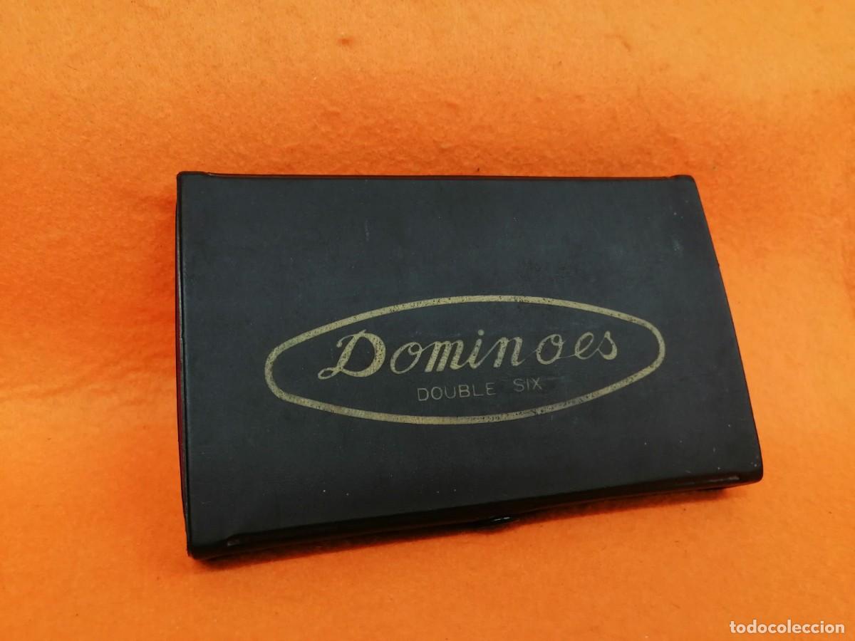 Juegos de mesa: MINI-DOMIN&Oacute; MARCA DOMINOES DOUBLE SIX - Foto 3
