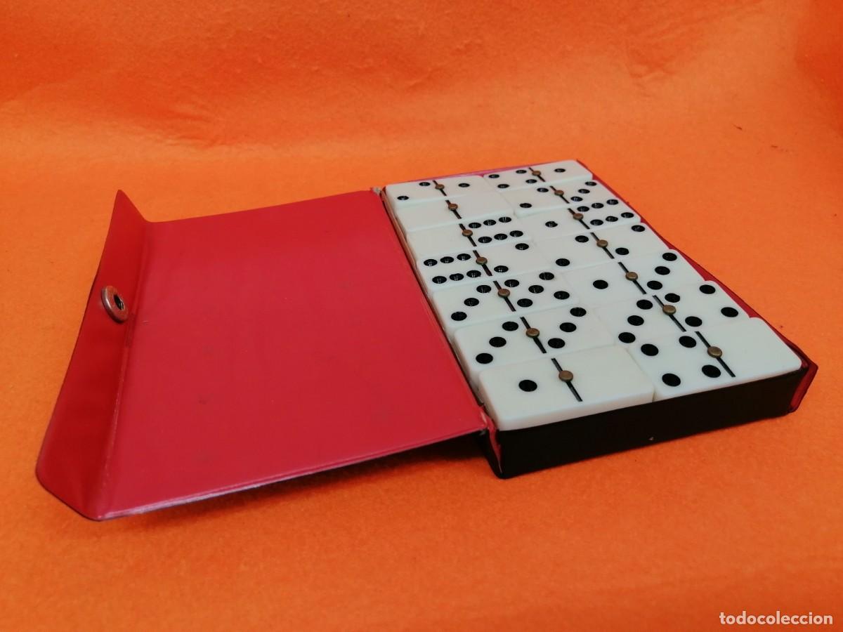 Juegos de mesa: MINI-DOMIN&Oacute; MARCA DOMINOES DOUBLE SIX - Foto 7