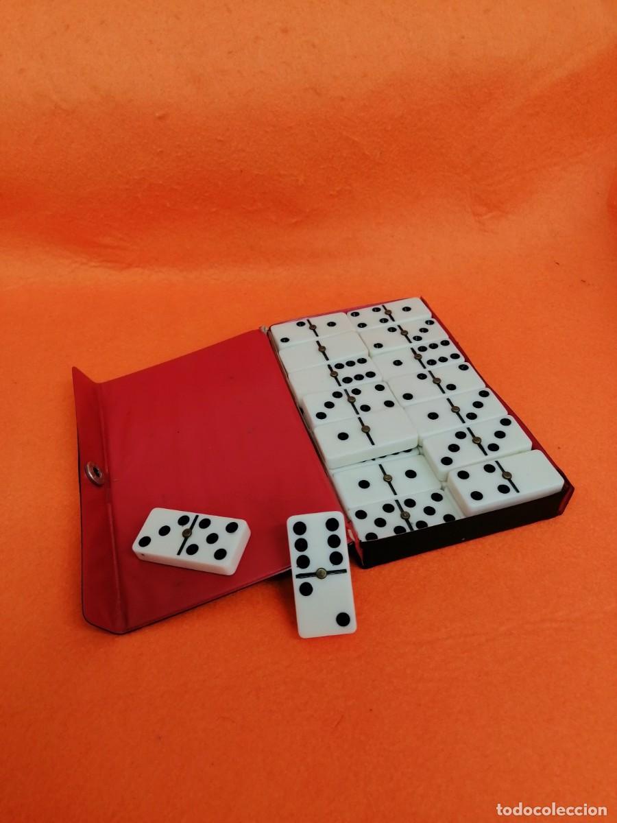Juegos de mesa: MINI-DOMIN&Oacute; MARCA DOMINOES DOUBLE SIX - Foto 9