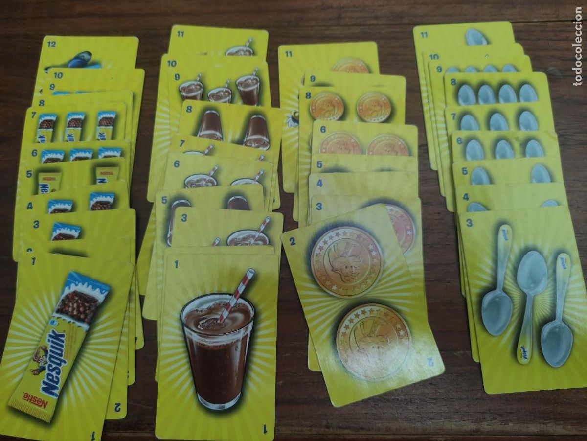 Juegos de mesa: Baraja cartas nesquik incompleta - Foto 1