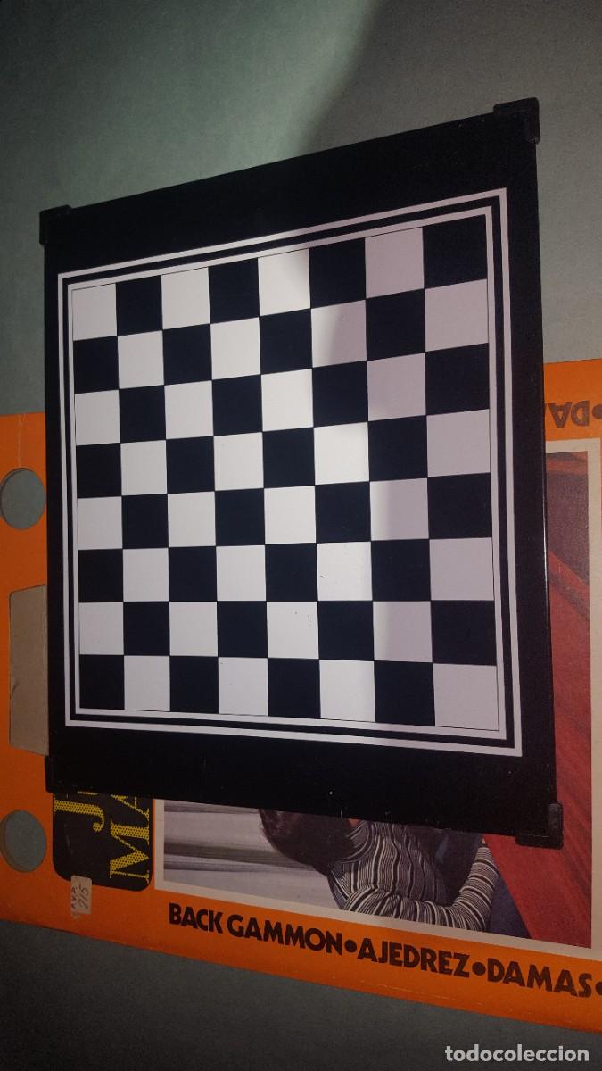 Juegos de mesa: AJEDREZ - TABLERO METALICO DE RIMA - Foto 1