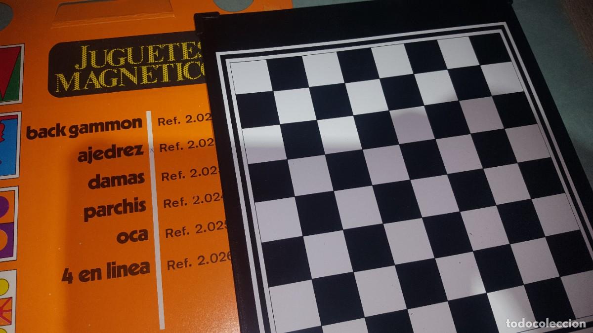 Juegos de mesa: AJEDREZ - TABLERO METALICO DE RIMA - Foto 3