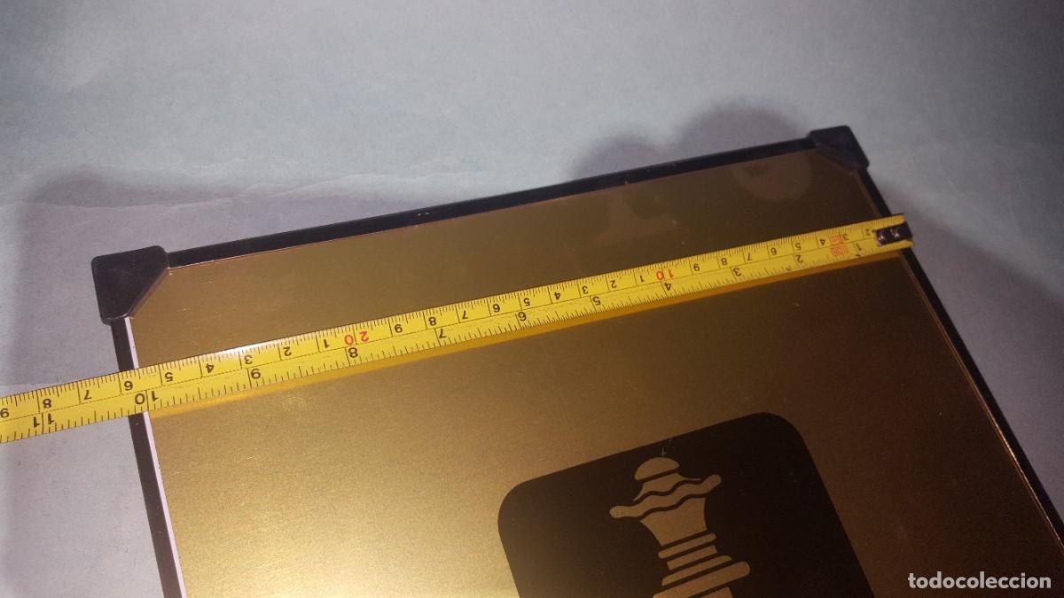 Juegos de mesa: AJEDREZ - TABLERO METALICO DE RIMA - Foto 4