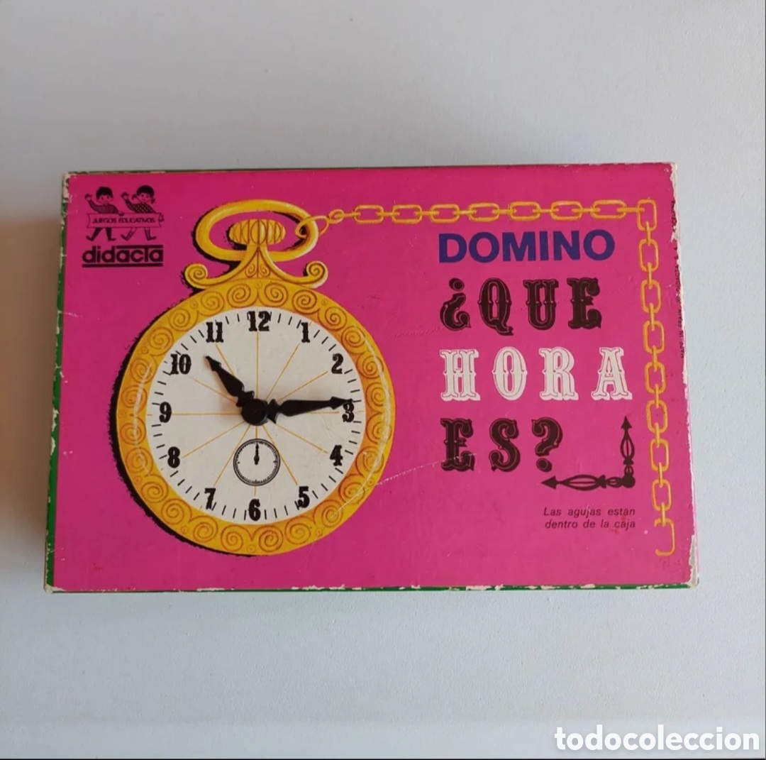 Juegos de mesa: Domin&oacute; &iquest;Que hora es ? Juego de Didacta. Ref.2011 - Foto 1
