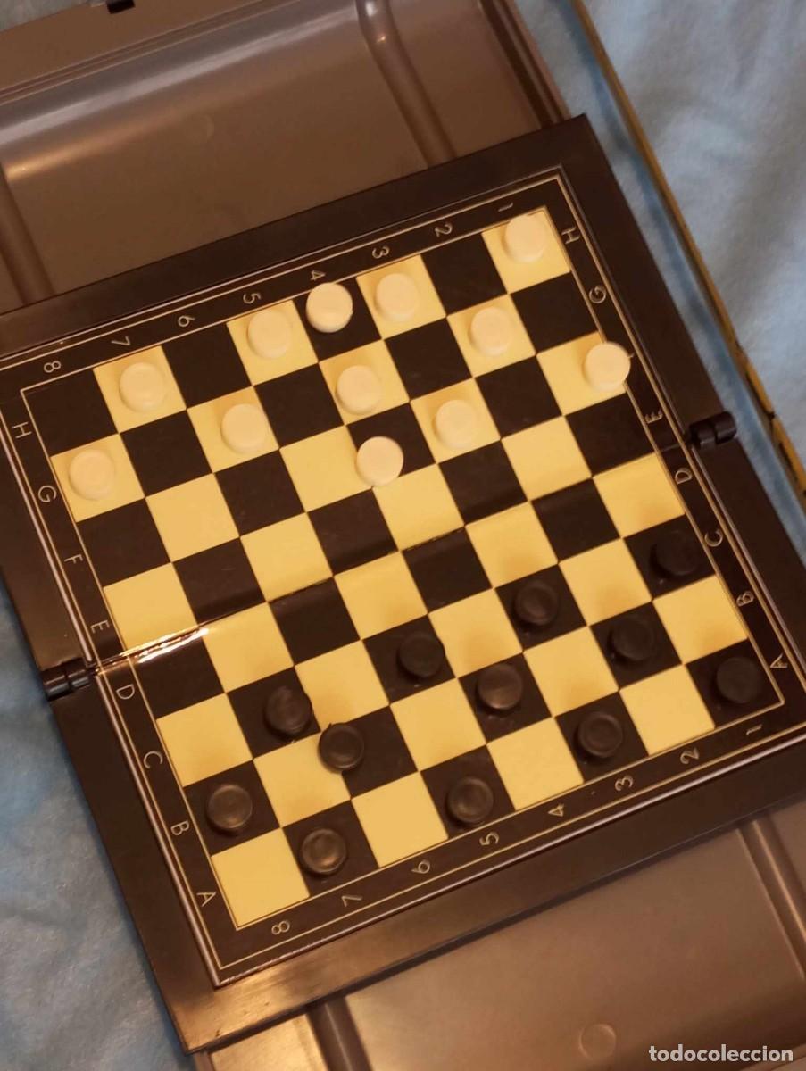Juegos de mesa: juego damas, base ajedrez, magnetico, viaje - Foto 1