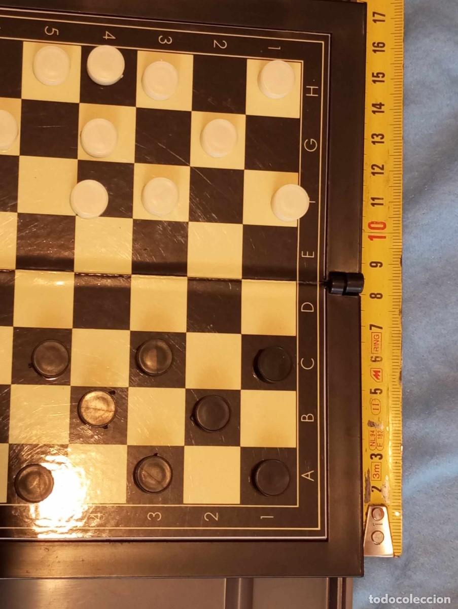 Juegos de mesa: juego damas, base ajedrez, magnetico, viaje - Foto 2