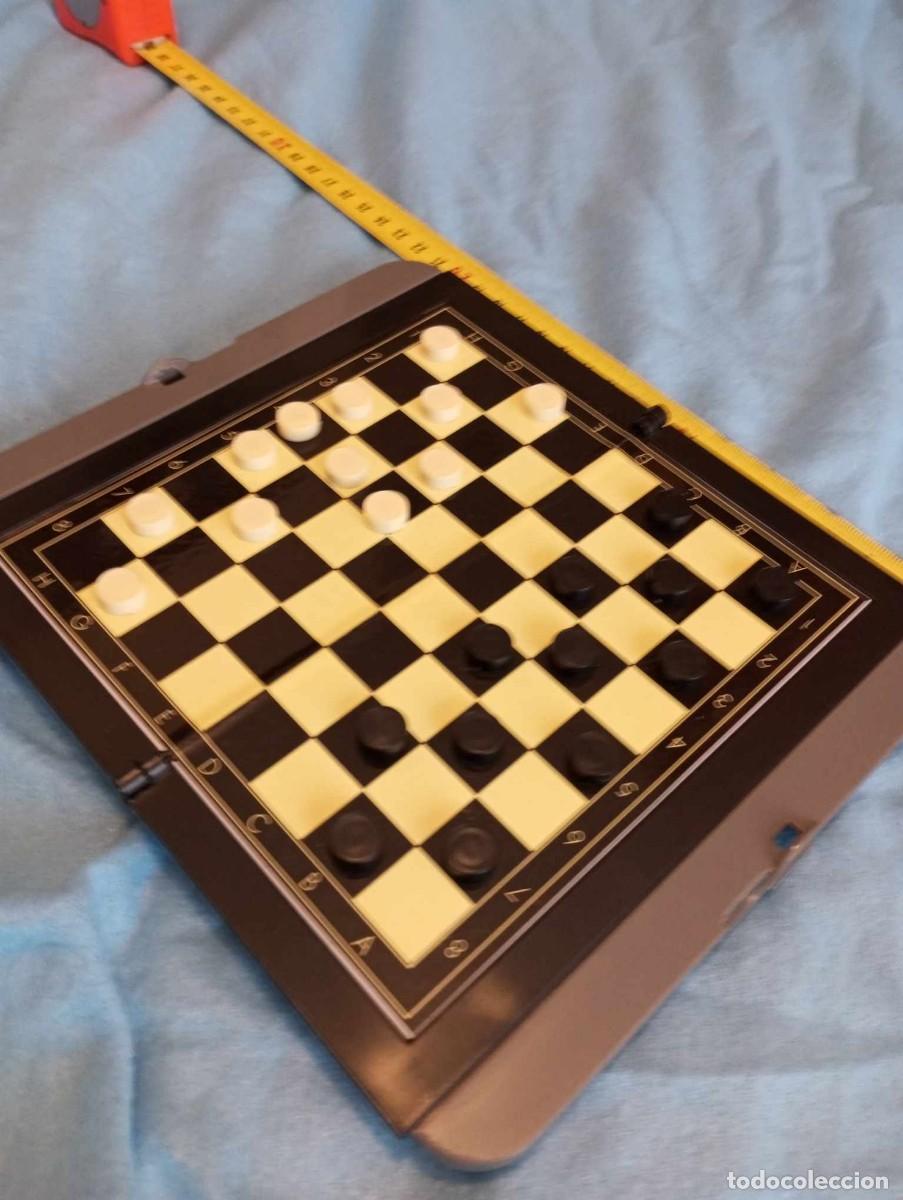 Juegos de mesa: juego damas, base ajedrez, magnetico, viaje - Foto 3
