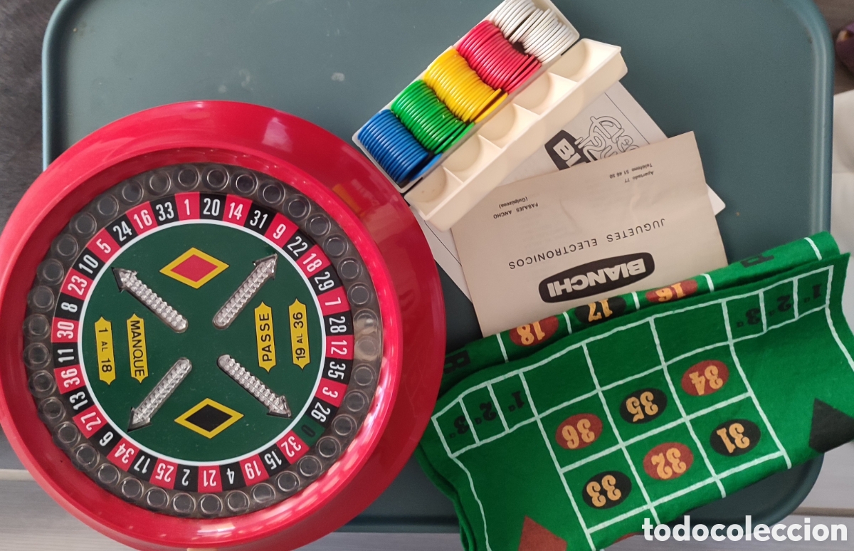 Juegos de mesa: Antigua Electro ruleta Bianchi.Excelente estado - Foto 4