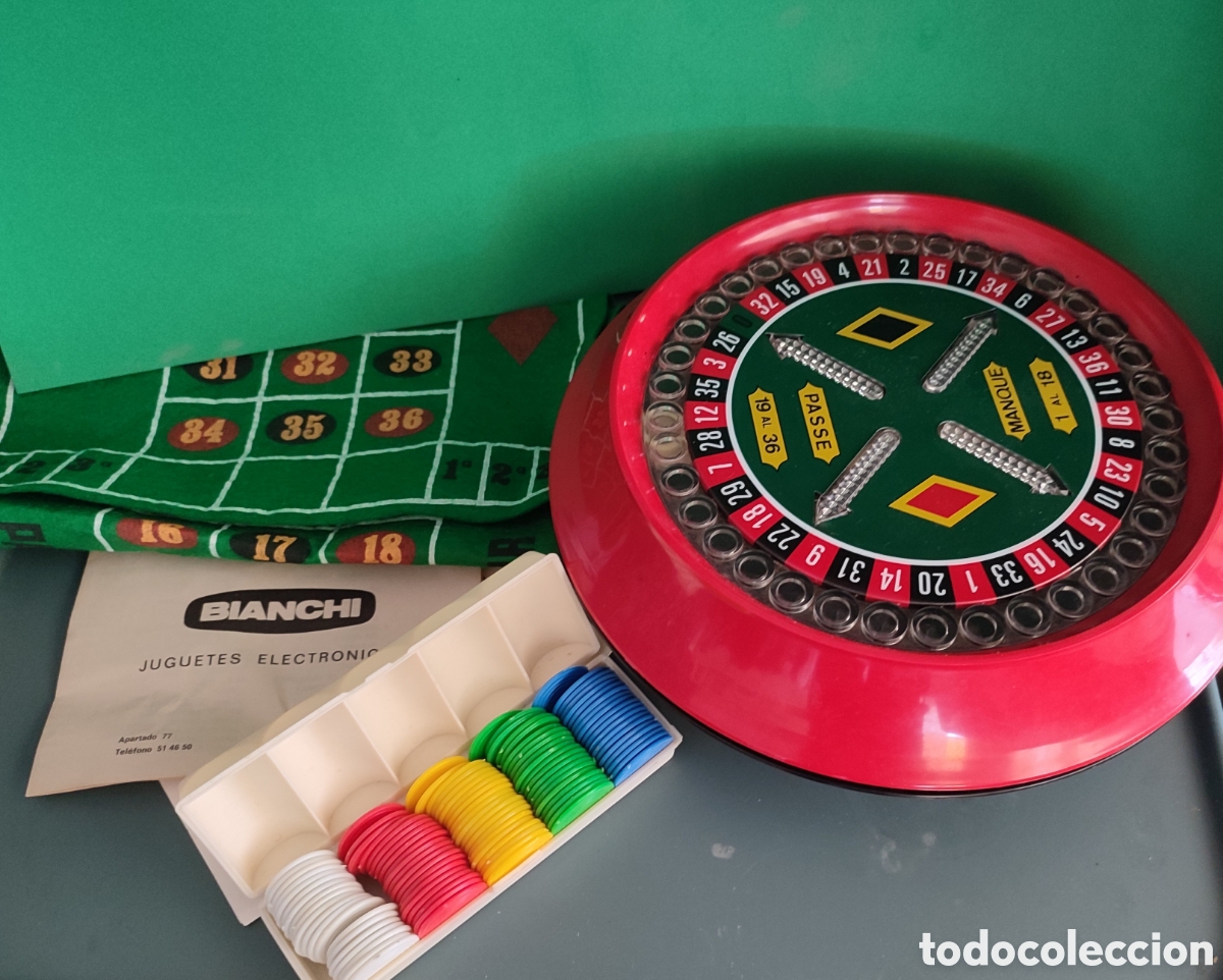 Juegos de mesa: Antigua Electro ruleta Bianchi.Excelente estado - Foto 1