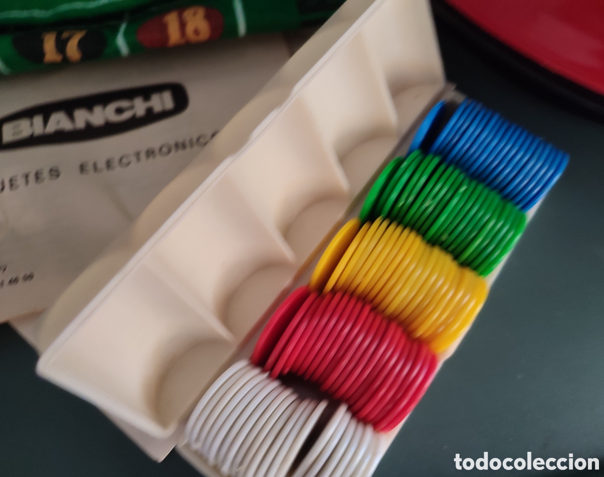 Juegos de mesa: Antigua Electro ruleta Bianchi.Excelente estado - Foto 7