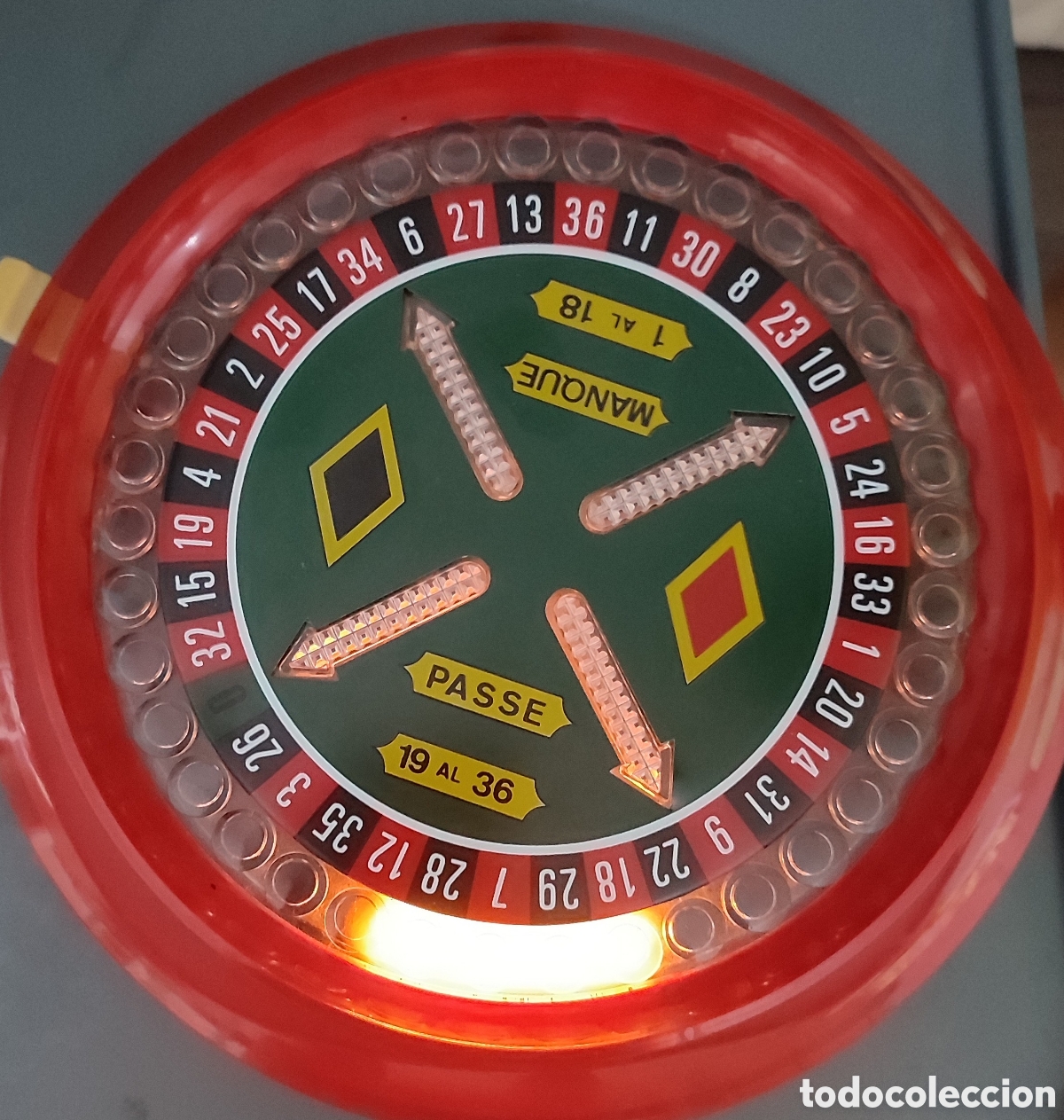 Juegos de mesa: Antigua Electro ruleta Bianchi.Excelente estado - Foto 10