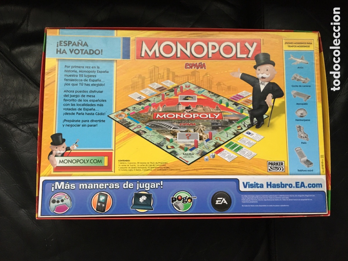 Juegos de mesa: Monopoly Espa&ntilde;a como tu lo has votado COMPLETO - Foto 5