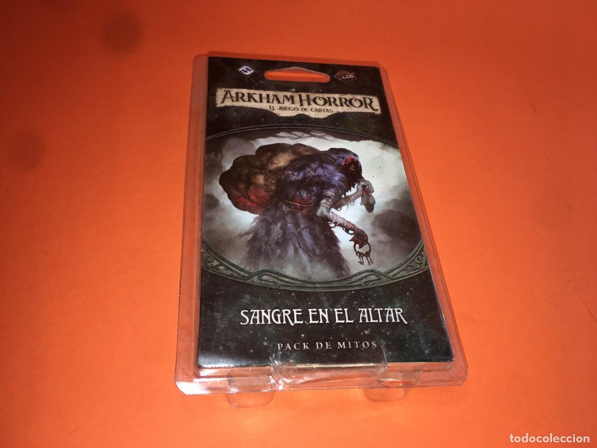 Juegos de mesa: ARKHAM HORROR - SANGRE EN EL ALTAR - PACK DE MITOS - LCG - Foto 1