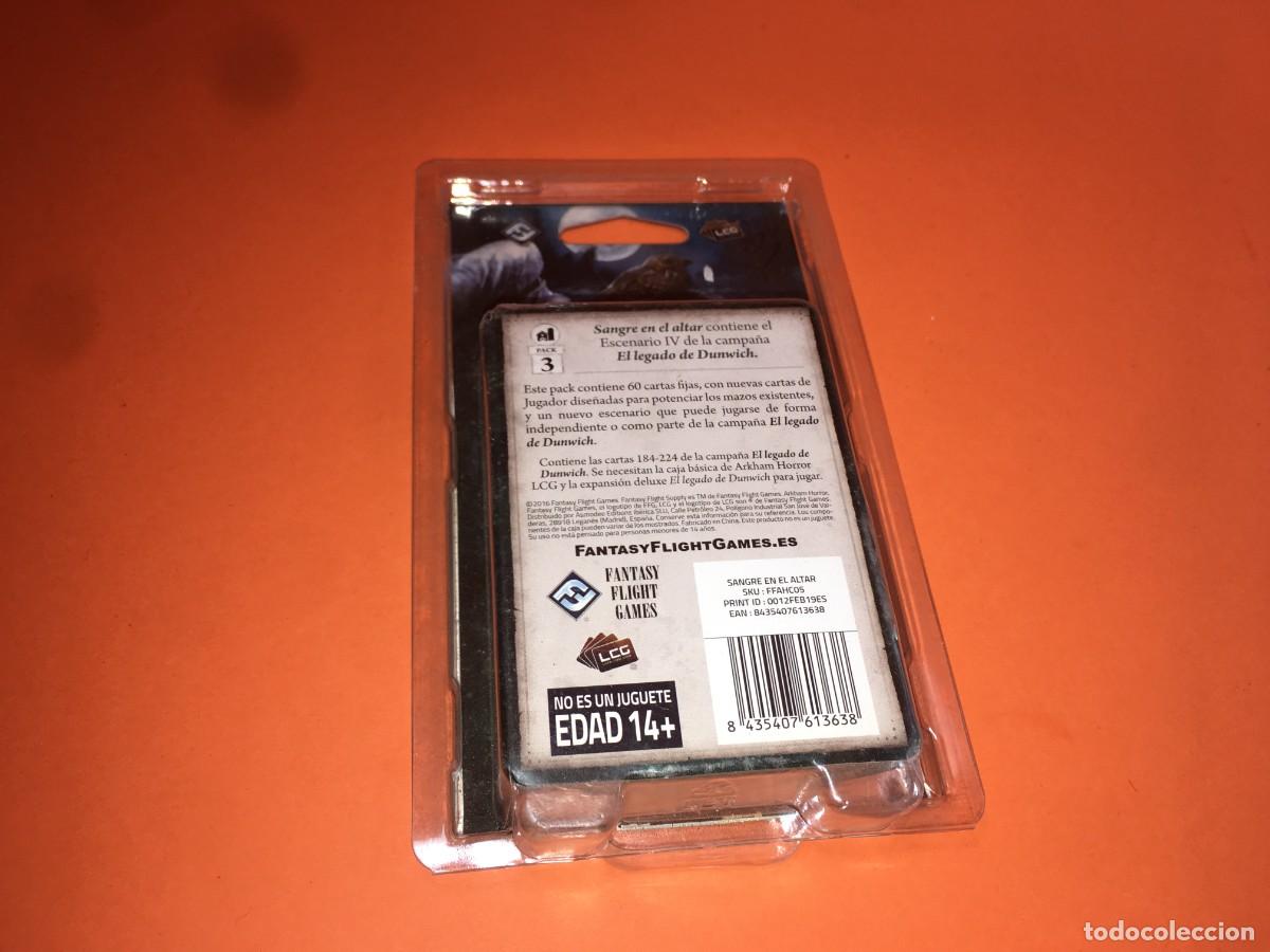 Juegos de mesa: ARKHAM HORROR - SANGRE EN EL ALTAR - PACK DE MITOS - LCG - Foto 2